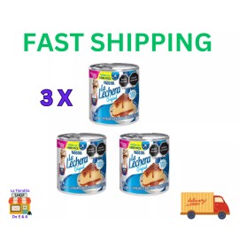 Nestlé 3 X  Leche condensada Nestlé La Lechera original 375 g MEXICANA