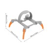 Drone Landing Gear Folding Spider Shape 30mm Silicone Straps Anti
