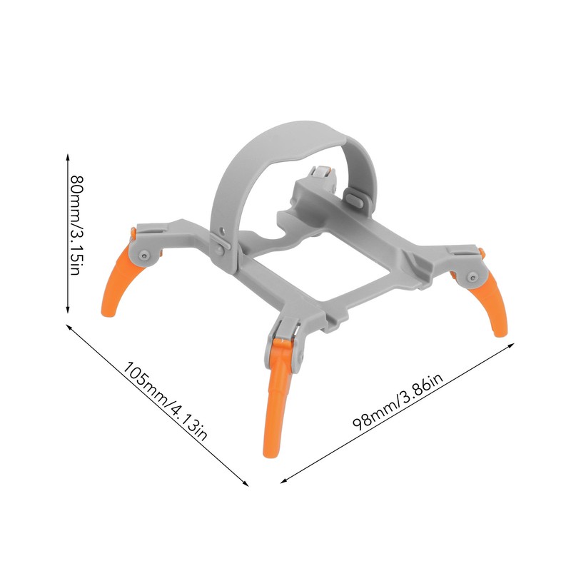 Drone Landing Gear Folding Spider Shape 30mm Silicone Straps Anti