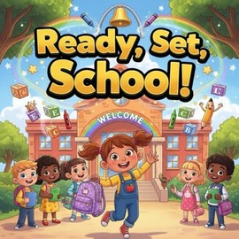 Ready, Set, School!storybooks: A Fun and Encouraging First Day of SchoolStory for Kids Ages 4–9 About NewBeginnings, Making Friends, Classroom ... Kindergarten, and Early Elementary Readers