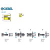 GOEBEL® - 250 x Blind Rivet Nuts M4 Galvanised Steel
