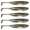QualyQualy Soft Plastic Lures Swimbait Paddle Tail Shad Lure Bass