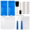 Mister Rui Paint Roller Kit, 25 Pack, 2 Inch Microfiber