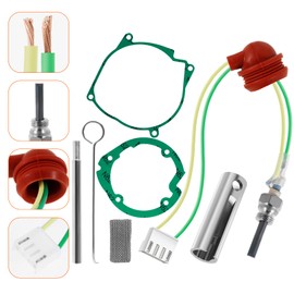 Glow Plug Repair Kit 12V 2KW 5KW 8KW Air Diesel Parking Heater Part Kit with Filter and Removal Fitting Tool Ceramic Air Diesel Heater Glow Plug Repair Kit Parts Accessories for Parking Heaters
