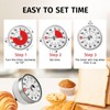 Visual Kitchen Timer, 60 Minute Mechanical Timers for Home Cooking