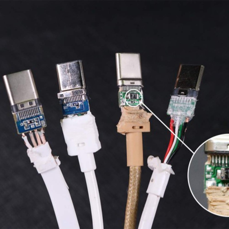ANMBEST 10PCS USB 3.1 Type C Connector 24 Pins Male