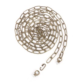 Giluta 19 Feet Heavy Duty Chandelier Chain, Antique Bronze Pendant Light Fixture Chain with Durable Finish, Hanging Extension for Fruit Basket Lantern Lamp Plant, Supports to 65 lbs Maximum Weight