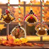 Pasimy 36 Sets Thanksgiving Suncatchers Ornaments Decorations Turkey Paint Craft