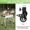 Caster Wheels Set for Blackstone Griddle Stand, 2 Inch Heavy