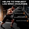 Flexi Muscles - Qucik-Lock Gym Belt for Power Lifting (Red,