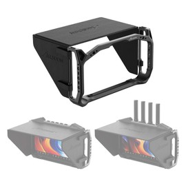 Accsoon Monitor Cage with Sunhood, Designed for Accsoon 7 inch CineView M7/M7 Pro Camera Field Monitor with Multiple Anti-Rotation 1/4” Mounts, Weight 222g