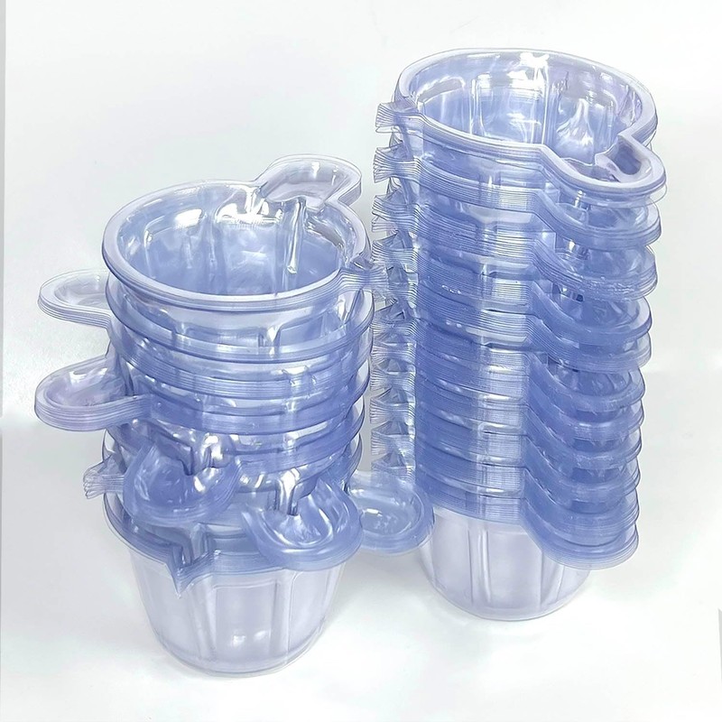 150-Pack 40ml Disposable Urine Cups, Plastic Specimen Containers for Pregnancy/Ovulation/PH
