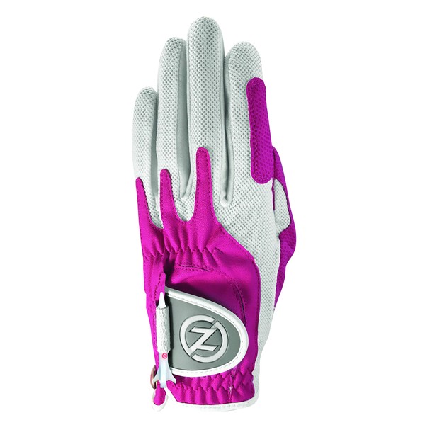 Zero Friction Women's Golf Gloves, Left Hand, One Size, Pink