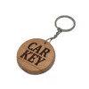 Car Key Fob Engraved Wooden Keyring Keychain Made to Last