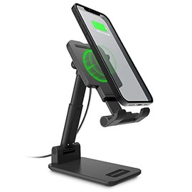 HyperGear - Cargador inalámbrico rápido - Soporte de carga para teléfono celular con indicador de alimentación LED [carga en contacto] Compatibilidad 