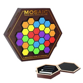 Mosaic, Beautiful Game of Strategy, Family Board Game for Teens and Adults