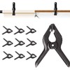 10 PCS Backdrop Clamps, Heavy Duty 4.5 inch Plastic Muslin