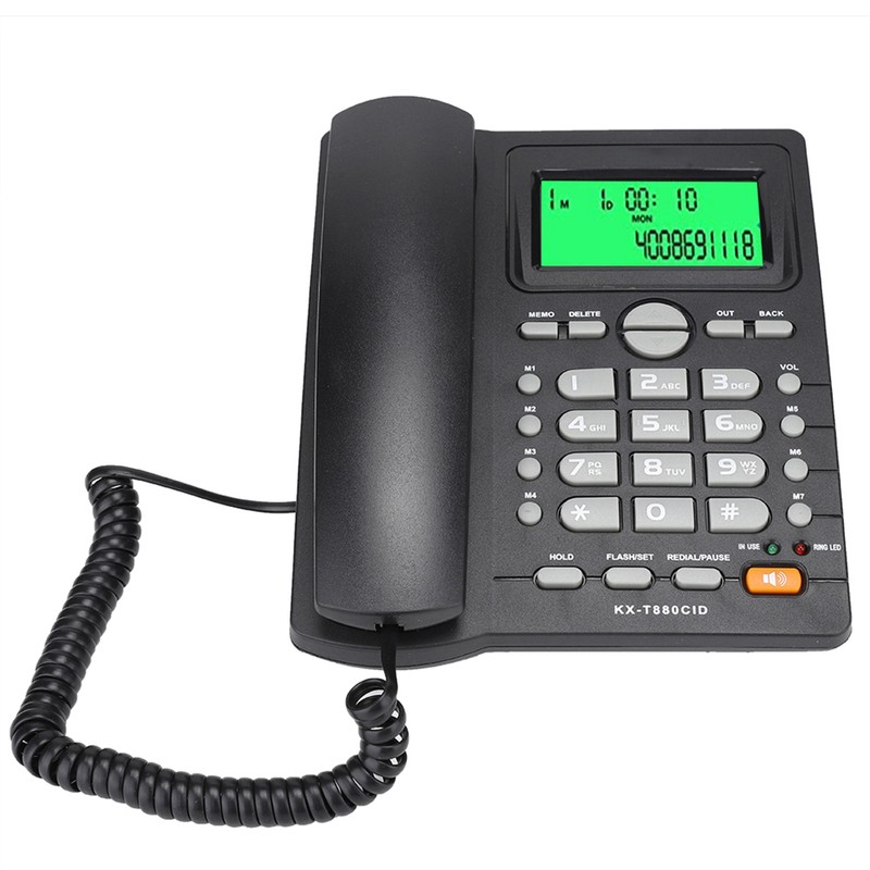 KX T880C Caller ID Display Landline Telephone No Battery Mute