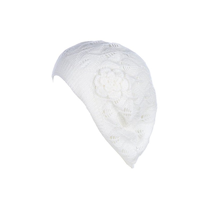 BYOS - Gorro de punto de ganchillo suave y ligero
