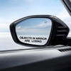 Zpana 2PCS Car Rearview Mirror Decal, Objects in Mirror are