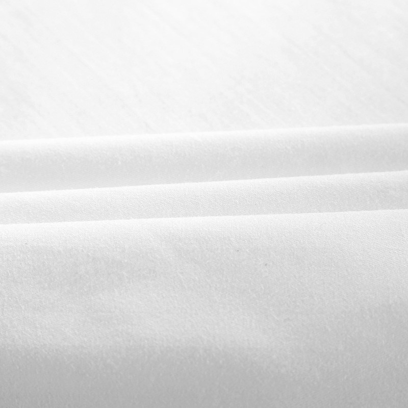 WOLTU Pillowcases Cotton Cushion Covers for Bedroom Sofa Pair White