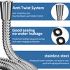 ACEFY Shower Head, Water-Saving, 1 Jet Type, Hand Shower, Solid