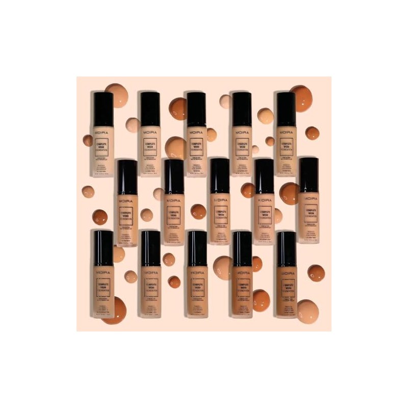 Bases de maquillaje Moira Complete Wear Foundations (CWF250)