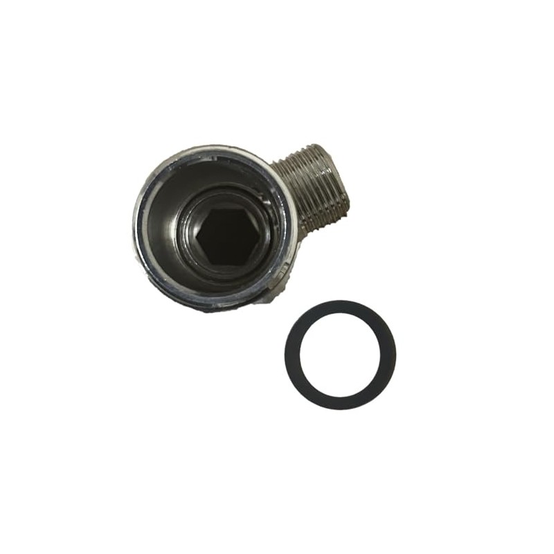 7/8" Female, 7/8" Male Stainless Steel Bidet T-Adapter