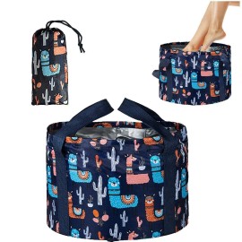 Asika Foot Bath Basin Portable Travel Collapsible Foot Basin Folding Foot Bath Tub ...