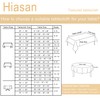 Hiasan White Rectangular Tablecloth W52 x L70, Waterproof, Polyester, Textured,