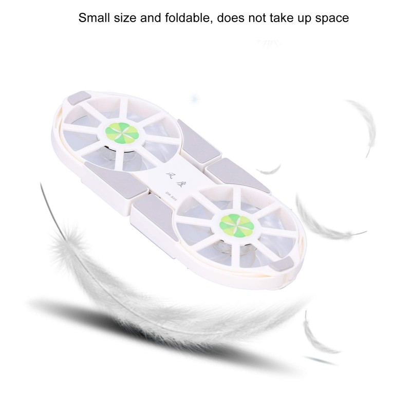 Laptop Cooling Pad, 4-Way Foldable Dual Fan Cooler with Large