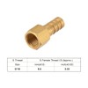 sourcing map Brass Hose Barb Fitting Connector, 8mm Barb G1/8