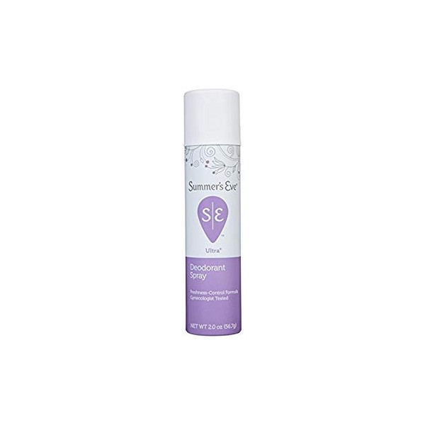 Summers Eve Feminine Deodorant Spray Ultra Extra Strength - 2 oz (Pack of 4)