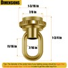 Light Fixture Cross Bar Kit Screw Collar Loop Kit Canopy
