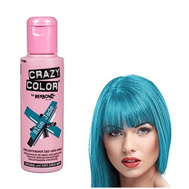 Crazy Color Hair Dye 100ml - Blue Jade x4
