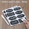 ONUPGO Chalkboard Labels Stickers Bulk - 196 Reusable Chalk Sticker