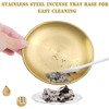 Incense Burner 3 in 1 Stick Incense Burner Removable Brass
