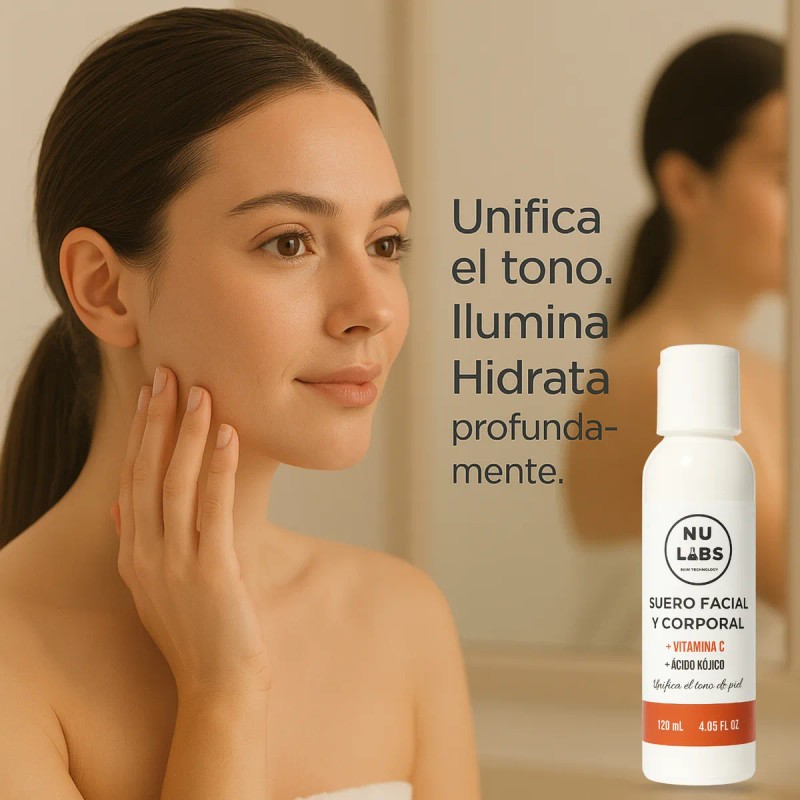 Suero Facial Y Corporal Vitamina C Ácido Kójico 120ml
