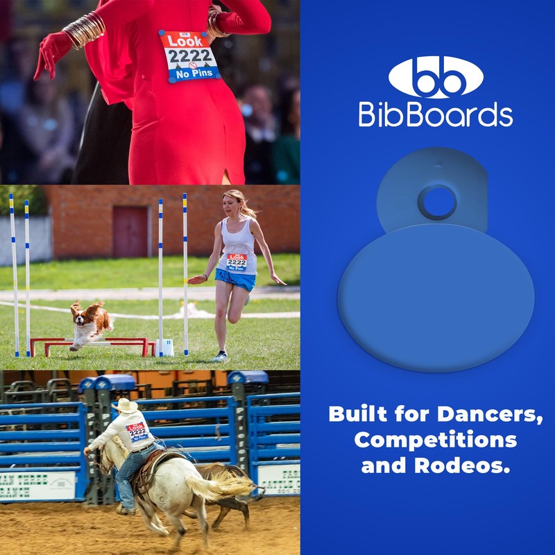danceSNAPS Bib Clips by BibBoards - Safety Lock Fasteners for