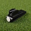 Lunarthos Golf Club Bag Clip - Black Plastic Putter Holder,