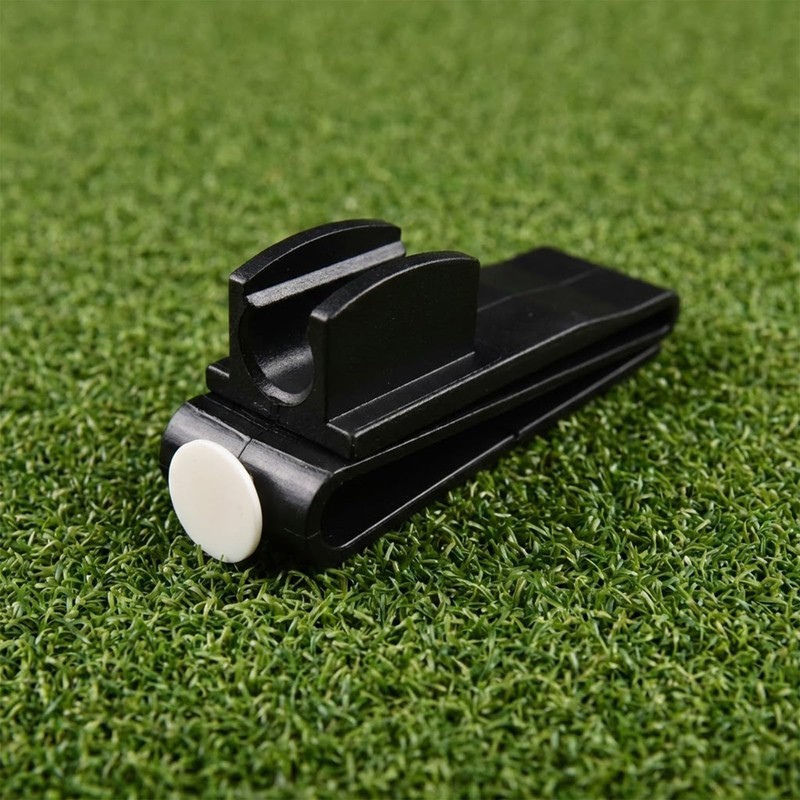 Lunarthos Golf Club Bag Clip - Black Plastic Putter Holder,