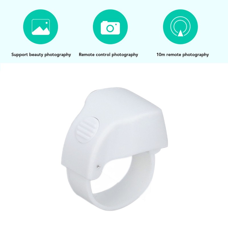 Camera Remote Control Ring BT Portable Smart Ring Controller for