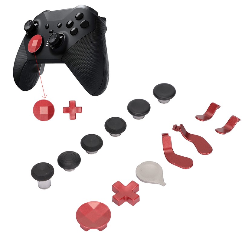 Controller Accessory Parts 13 in 1 Replacement Metal Repair Tools