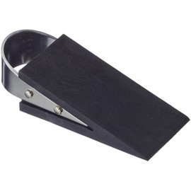 ALCO, doorstop, approximately 5 cm x 3.5 cm x 13 cm, in black silver, 2854