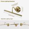 JOOSENLUX Battery Operated Picture Light Gold - Modern Wireless Picture