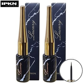 IPKN Luxury Diamond In Eyeliner EX 7ml 2 Pieces/Black/Brush Type/Cosmetics / 입큰 럭셔리 다이아몬드 인 아이라이너 EX 7ml 2개블랙브러쉬 타입화장품