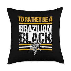 Spider Lover Arachnid Cobweb Terrarium Tarantula Throw Pillow