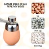 KOLIBROX Stainless Steel Egg Toppers Cutter Egg Opener Tolls,Effortless Soft