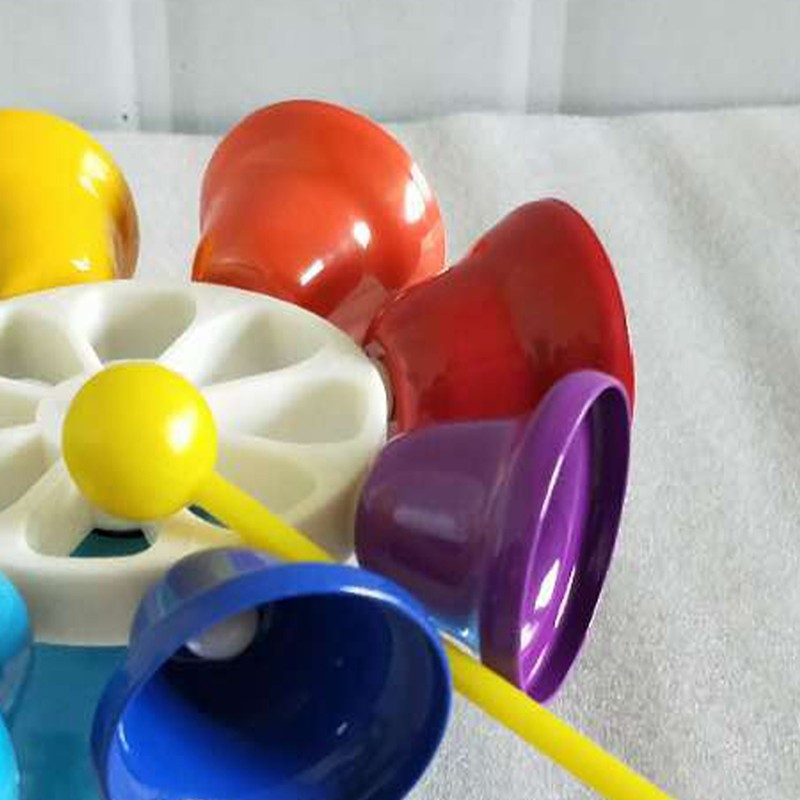 Musical Bell Toy 8 Notes Metal Bells Colorful Musical Toy