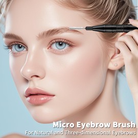 20 Microcepillos Para Cejas, Cepillos Para Cejas, Cepillos Para Pestañas, Laminación De Cejas, Herramienta Para Levantar Pestañas Y Extensiones De Cejas Y Pestañas, Color Negro.
